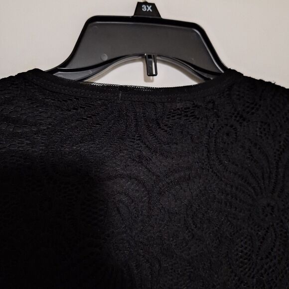 A Women's Lacey Rhinestone Top Evening Whimsigoth Fairy Grunge Sparkly XL - Picture 11 of 12